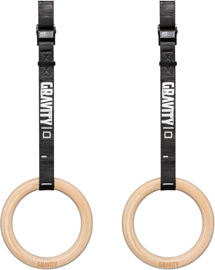 Gravity Fitness Holz-Gymnastikringe 32mm, 32mm
