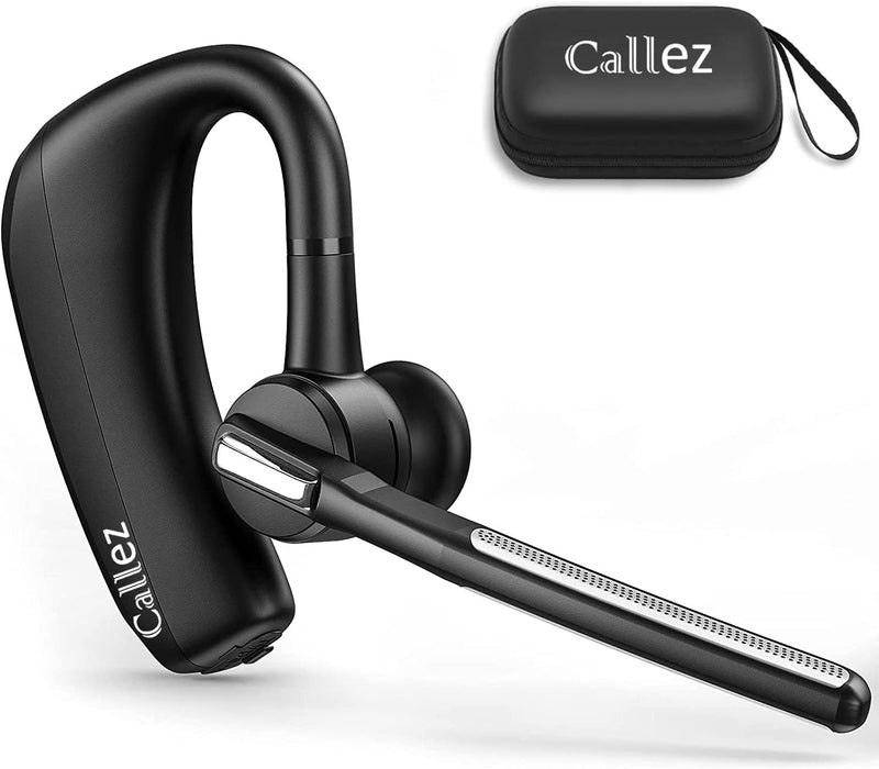 Headset Bluetooth mit CVC8.0 Dual Mikrofon Noise Cancelling, Kabellos Kopfhörer V5.0 Wireless Headse