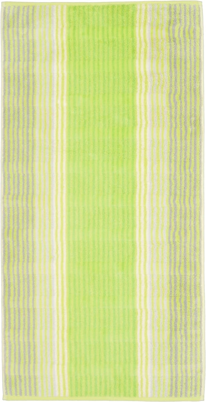 Cawö Noblesse Cashmere Streifen 1056 Duschtuch 80x150 cm Kiwi, Kiwi