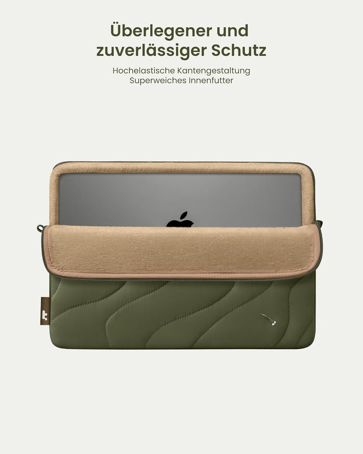 tomtoc Gesteppte Laptop Tasche Hülle für 14 Zoll Neu MacBook Pro M4/M3/M2/M1 Pro/Max A3112/A3401/A31