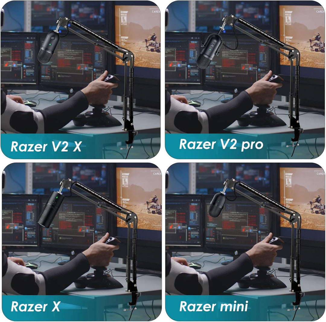 Seiren V3 Mini Mikrofonarm - Boom Arm kompatibel mit Seiren Mini, Seiren V3 Mini/Chroma, Razer Seire
