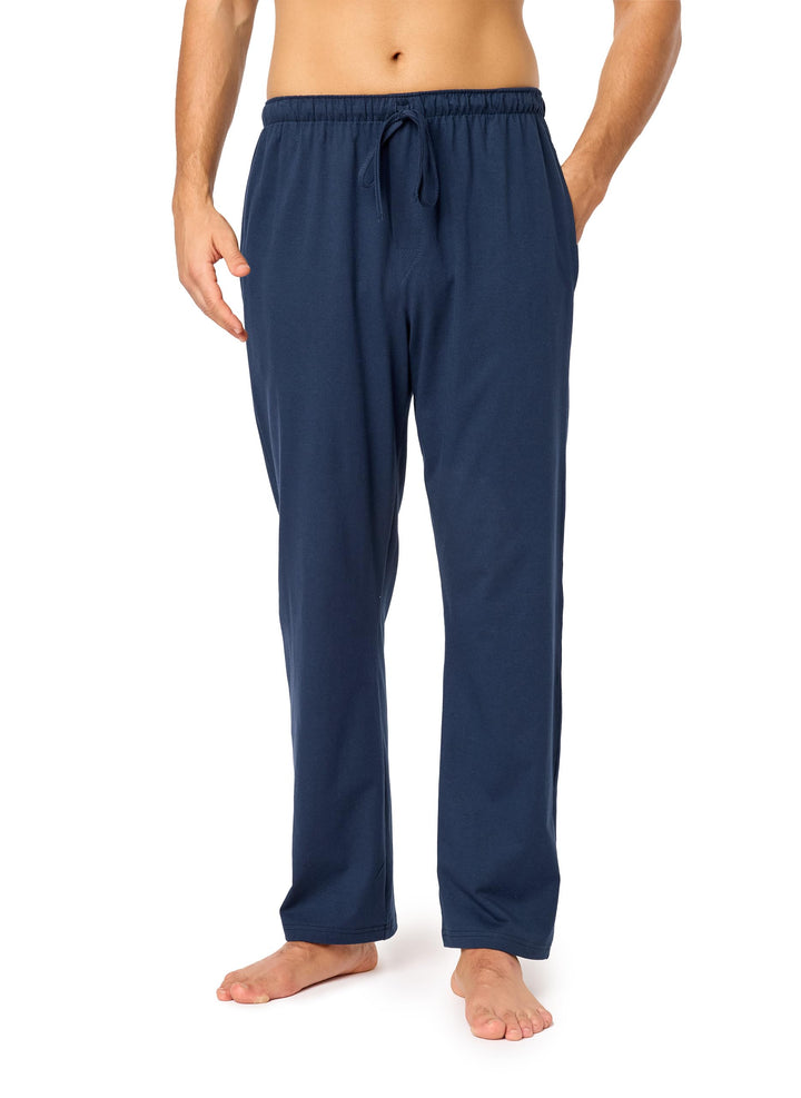 Timone Herren Schlafanzugshose Lang Pyjamahose aus Baumwolle Freizeithose Schlafhose Loungewearhose