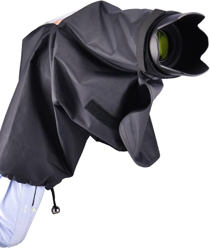 JJC RC-DK Regenschutz für Nikon Spiegelreflexkamera mit Nikon DK-20, DK-21, DK-23 Ösen