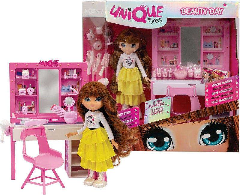 Unique Eyes Beauty Day Spielset mit Puppe