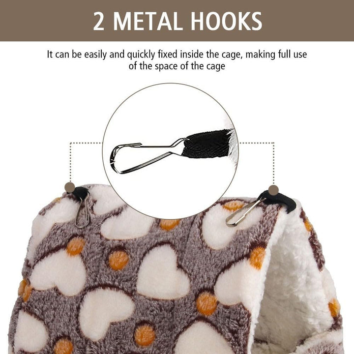 MiOYOOW Meerschweinchen Bett, Hamsterhaus Haustier Schlafsack Höhle Nest Kissen Weiche Warme Haustie