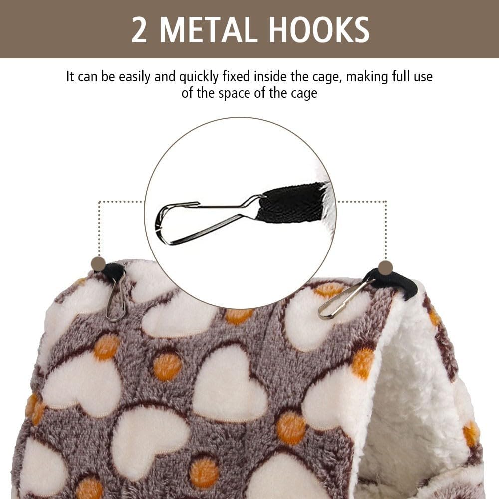MiOYOOW Meerschweinchen Bett, Hamsterhaus Haustier Schlafsack Höhle Nest Kissen Weiche Warme Haustie