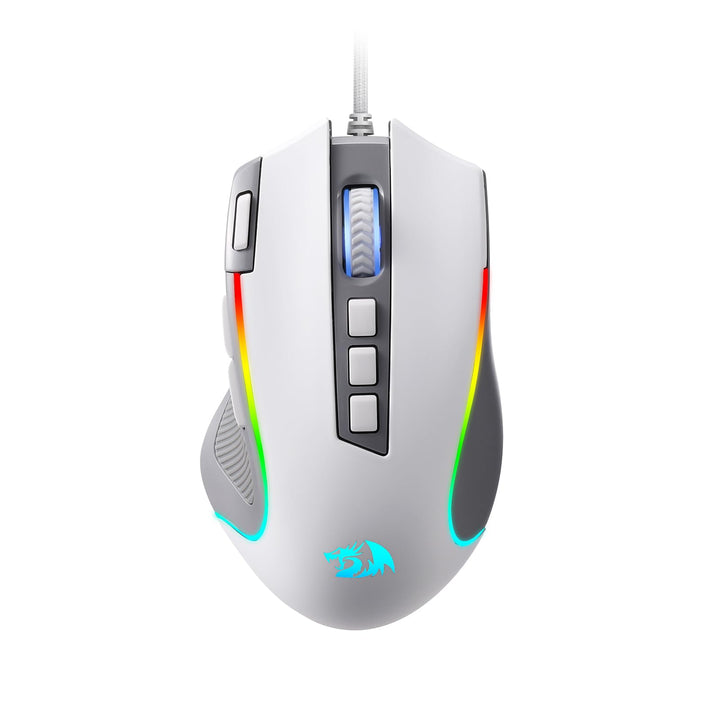 Redragon M612 RGB Gaming Maus, 8000 DPI kabelgebundene optische Gamer-Maus mit 11 programmierbaren T
