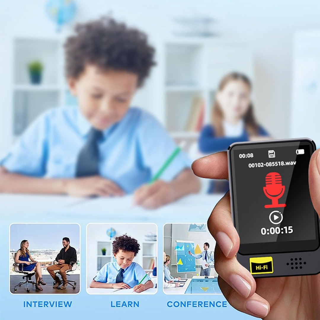 MP3-Player mit Bluetooth 5.0, HiFi-MP3-Spotify-Player mit Verlustfreiem Sound, 1,77-Zoll-Touchscreen