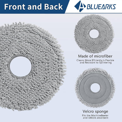 Bluearks 22 Stück Zubehörset für Roborock Q Revo Slim/Q Revo Master Roboter Saugroboter,1 Satz Haupt