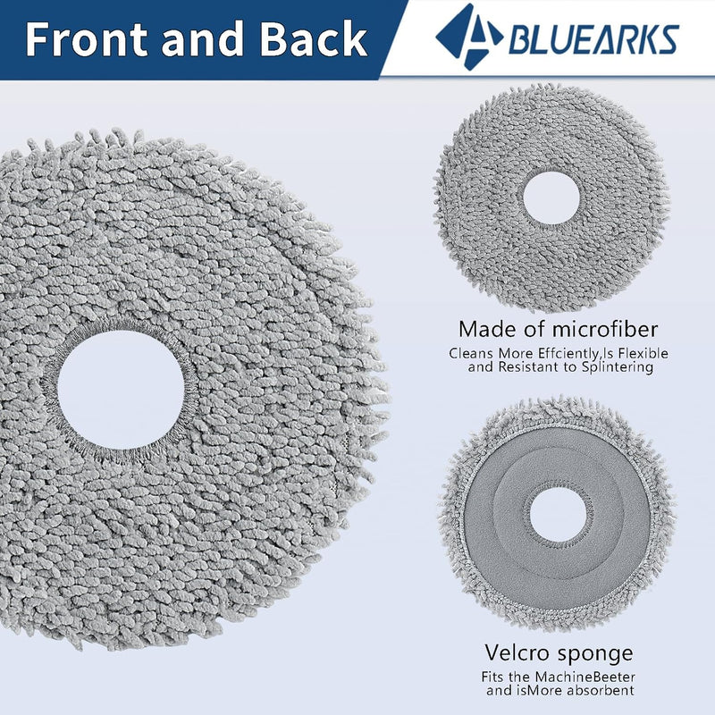 Bluearks 22 Stück Zubehörset für Roborock Q Revo Slim/Q Revo Master Roboter Saugroboter,1 Satz Haupt