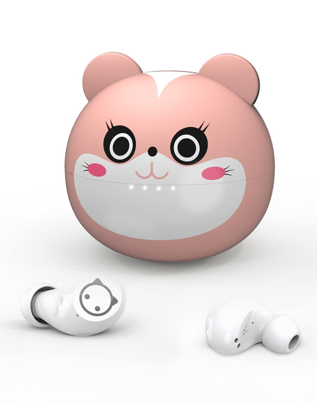 Togetface Bluetooth-Ohrhörer – Rosa Kinder-Ohrhörer – Schulgeschenk für Kinder, 36 Stunden Spielzeit