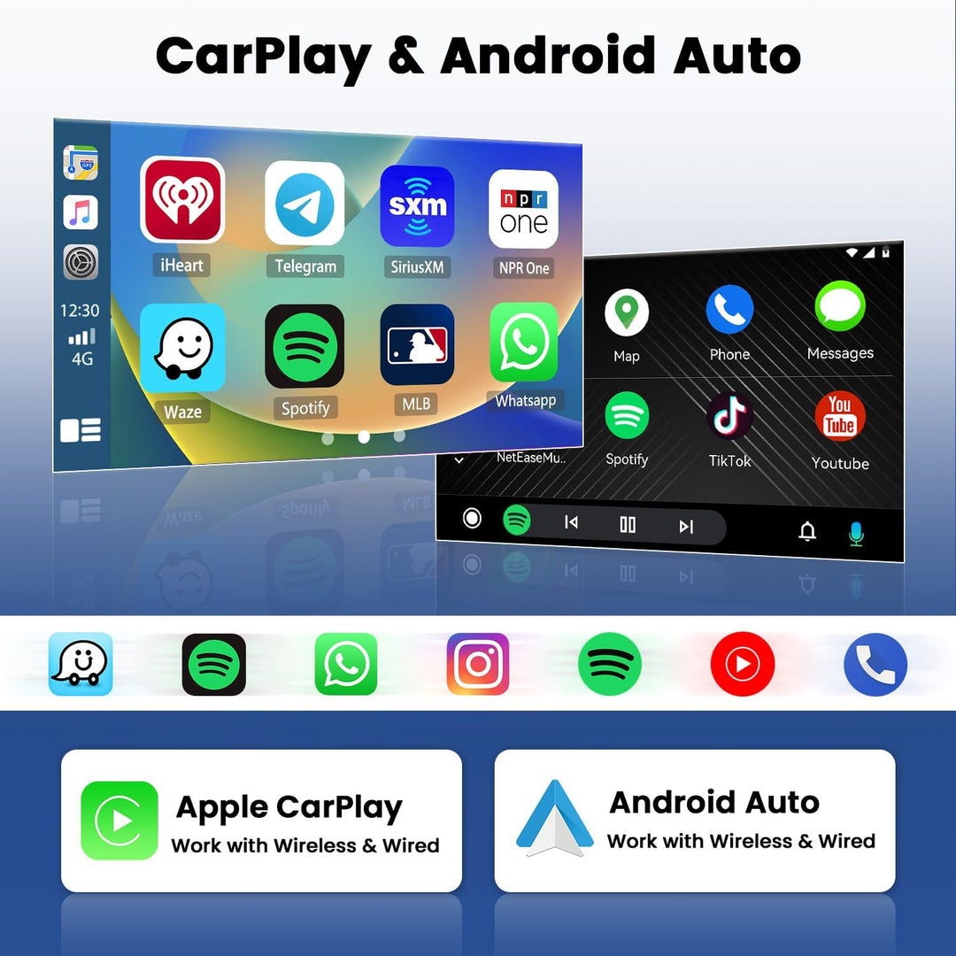 [2+64G] Hikity Android Autoradio Carplay für VW Golf 5 Golf 6 Passat Jetta Polo Candy Autoradio mit