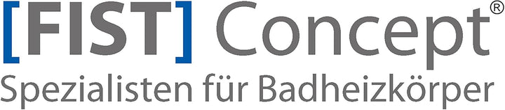 PRIME Handtuchhalter Weiss glänzend für Badheizkörper 2´er Pack Bademantelhalter Handtuchhaken