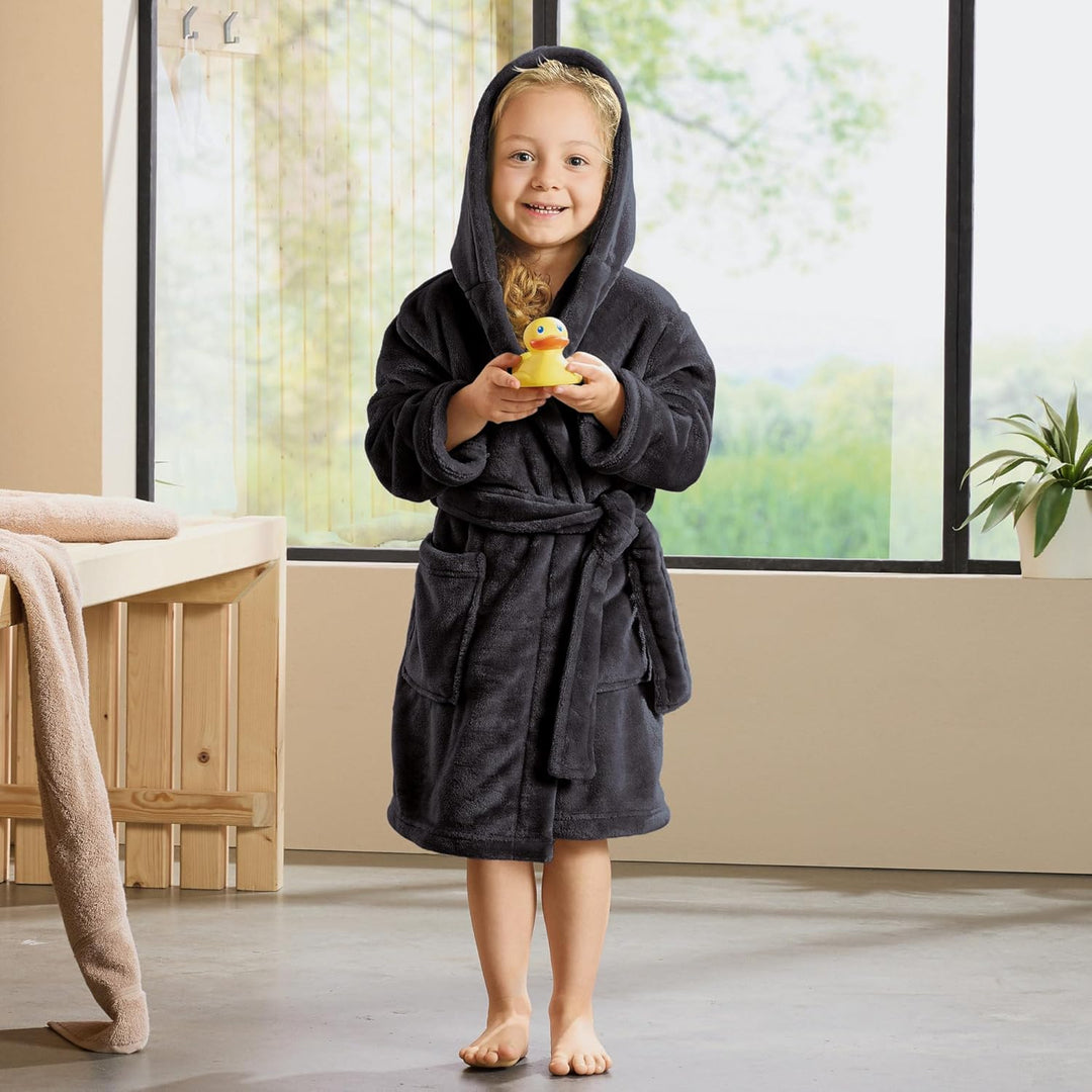 REDBEST Unisex-Bademantel Perris mit Kapuze - pures Kuschelvergnügen, samtweiche Qualität, schnell t