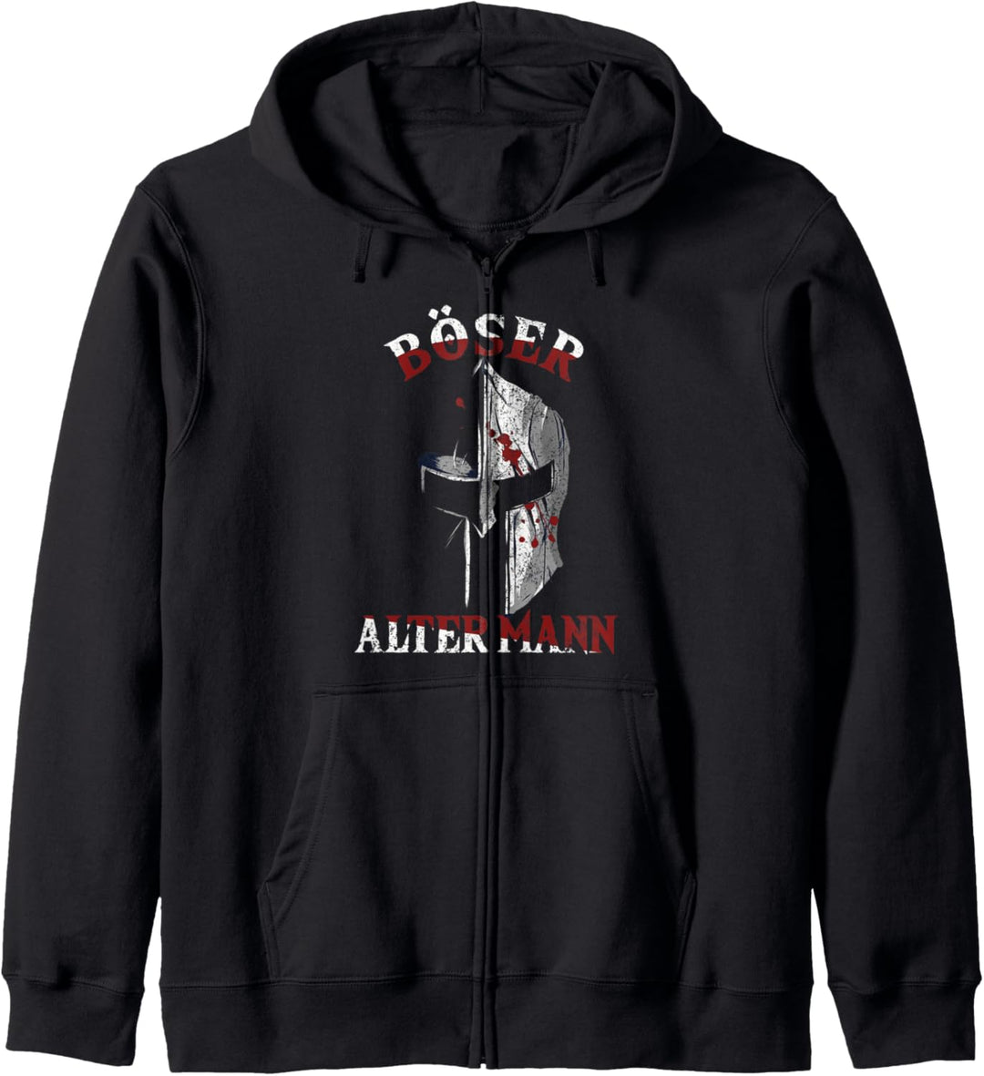 Böser Alter Mann, Spartaner Helm, Vintage, Biker, Sparta Kapuzenjacke