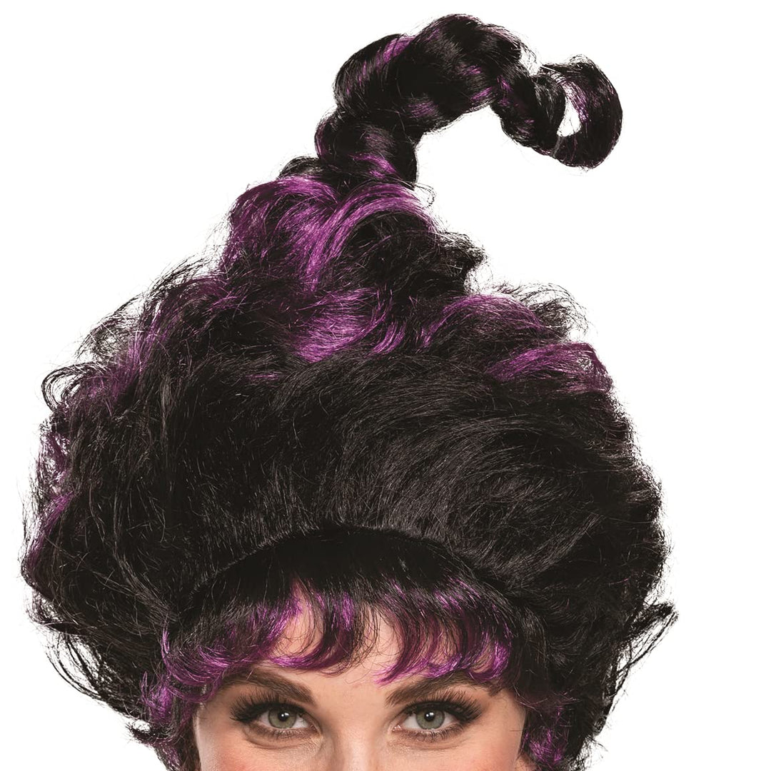 Disguise Hocus Pocus Deluxe Mary Wig for Adults, Black, Adult Size