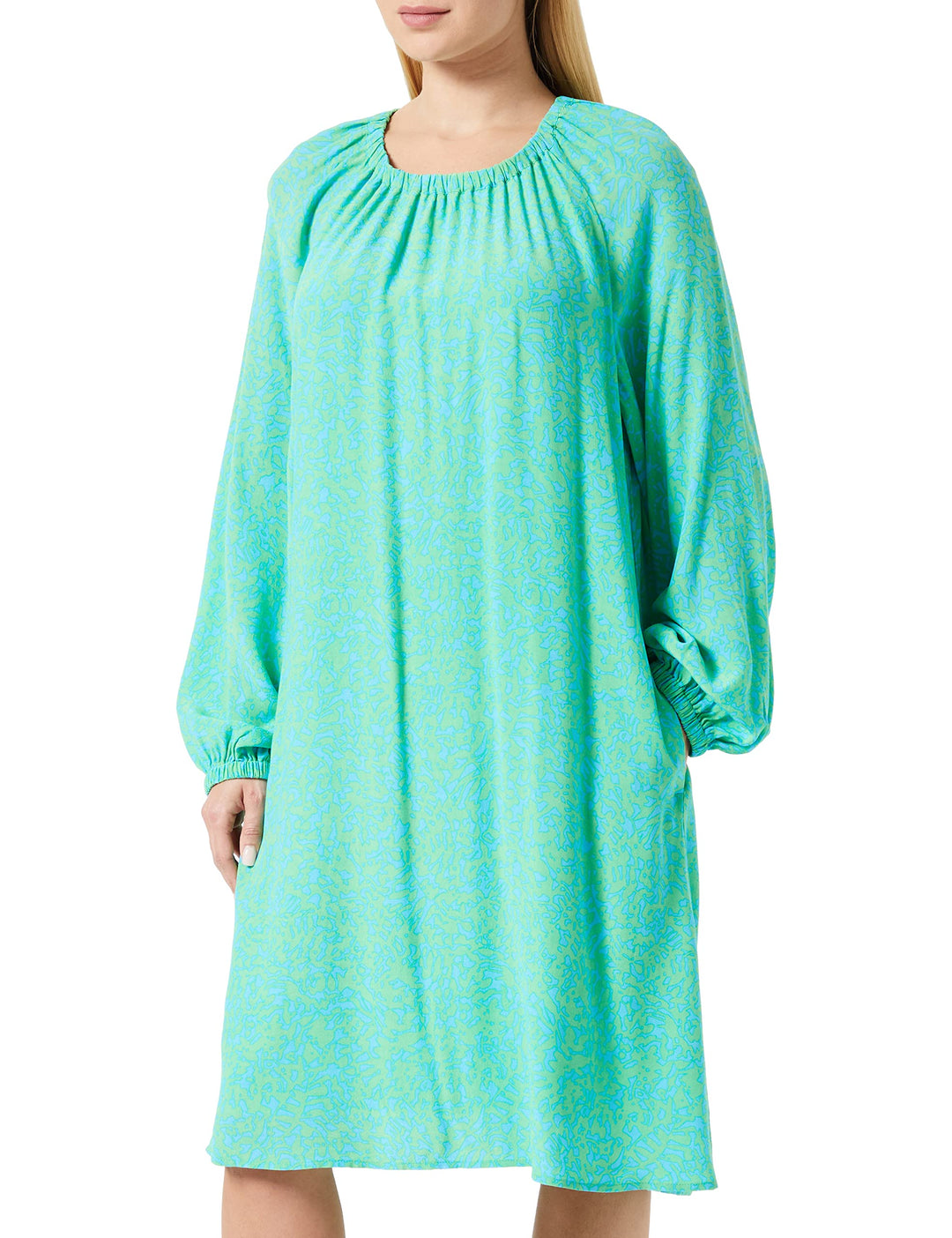comma Damen Kleid 38 Grün 62c1, 38 Grün 62c1