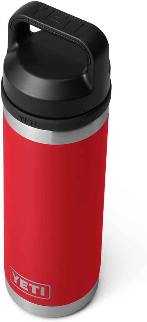 YETI Coolers Rambler 18oz Chug Isolierflasche, Rescue red Rot, Rot
