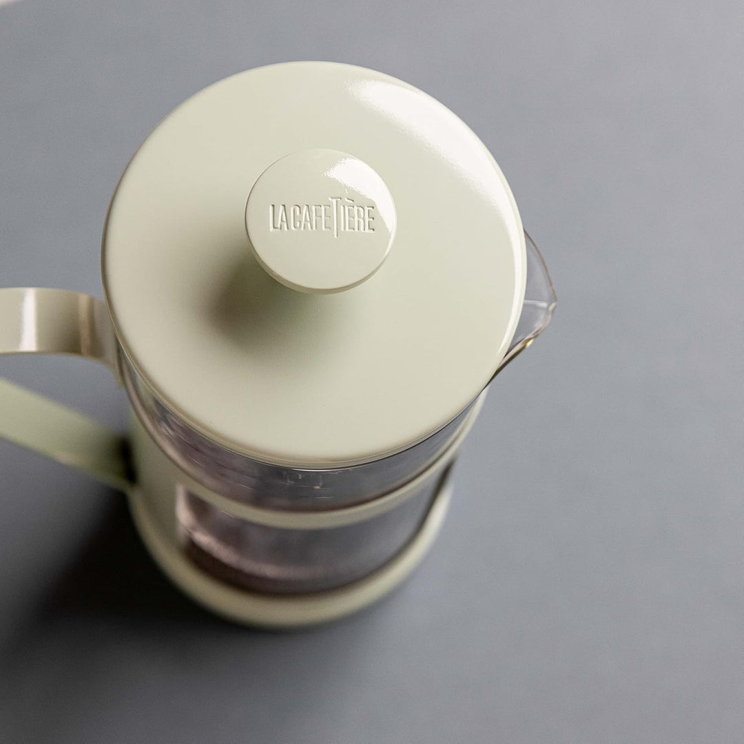 La Cafetière Monaco Kaffeebereiter aus Edelstahl, 8 Tassen, Minzgrün, in Geschenkbox, Mint, Mint