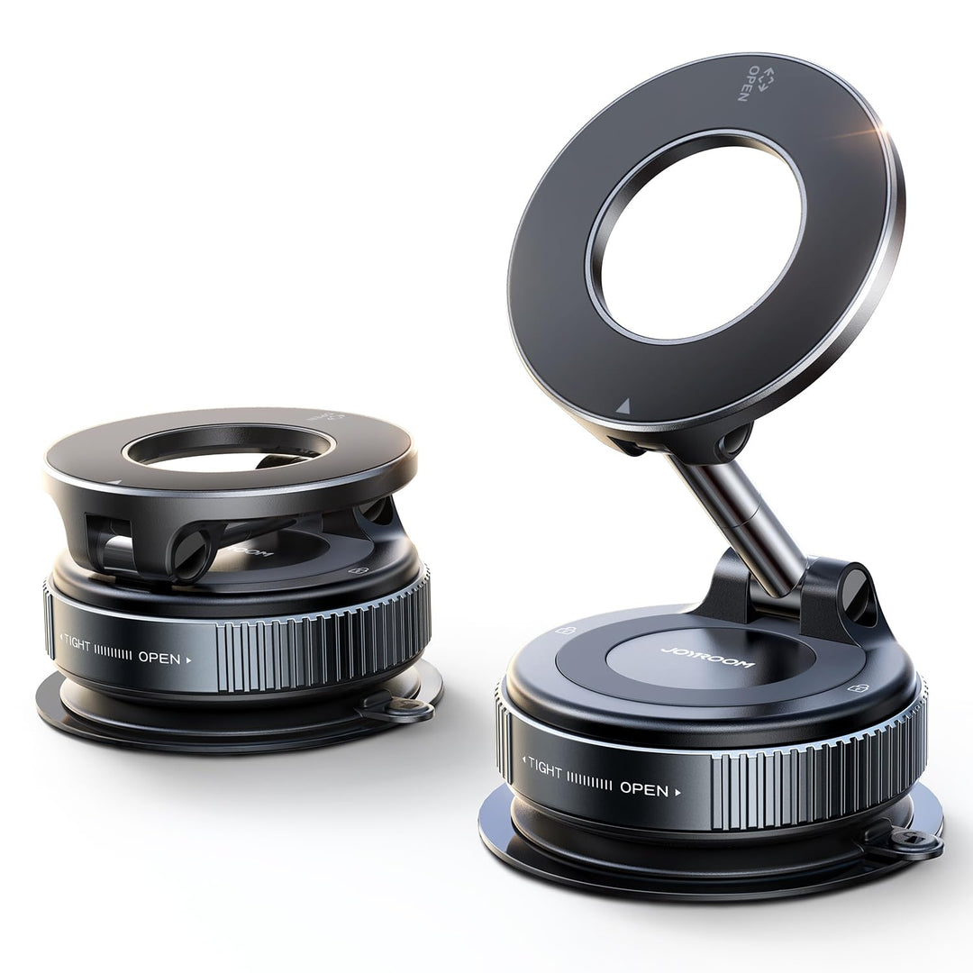 JOYROOM Vakuum Handyhalterung Auto Magnet Faltbar, Saugnapf Handy Halterung Auto Magsafe mit 360° Ve