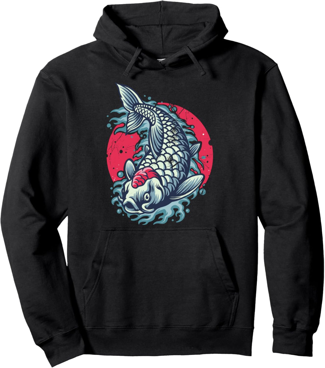 Koi Nishikigoi Karpfen Japan Zierfisch Japanische Fische Pullover Hoodie