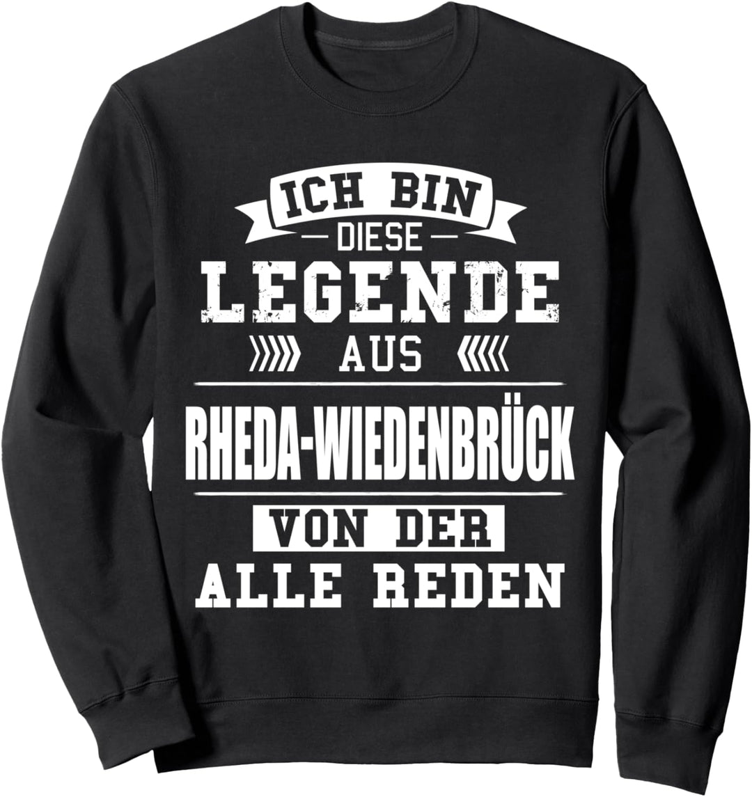 Rheda-Wiedenbrück Deutschland Stadt Heimat Deutsch Sweatshirt