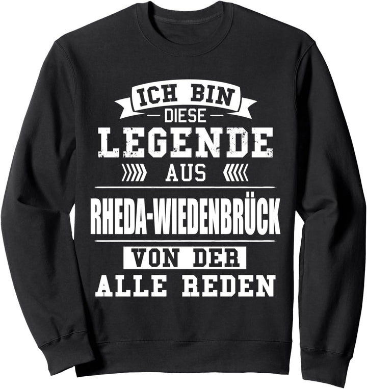 Rheda-Wiedenbrück Deutschland Stadt Heimat Deutsch Sweatshirt