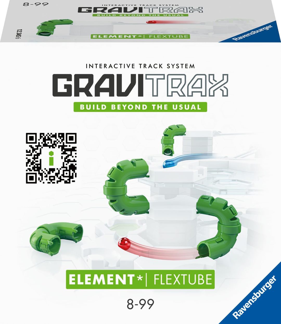 Ravensburger GraviTrax Element FlexTube 22429 - Erweiterung für Deine Kugelbahn - Murmelbahn und Kon