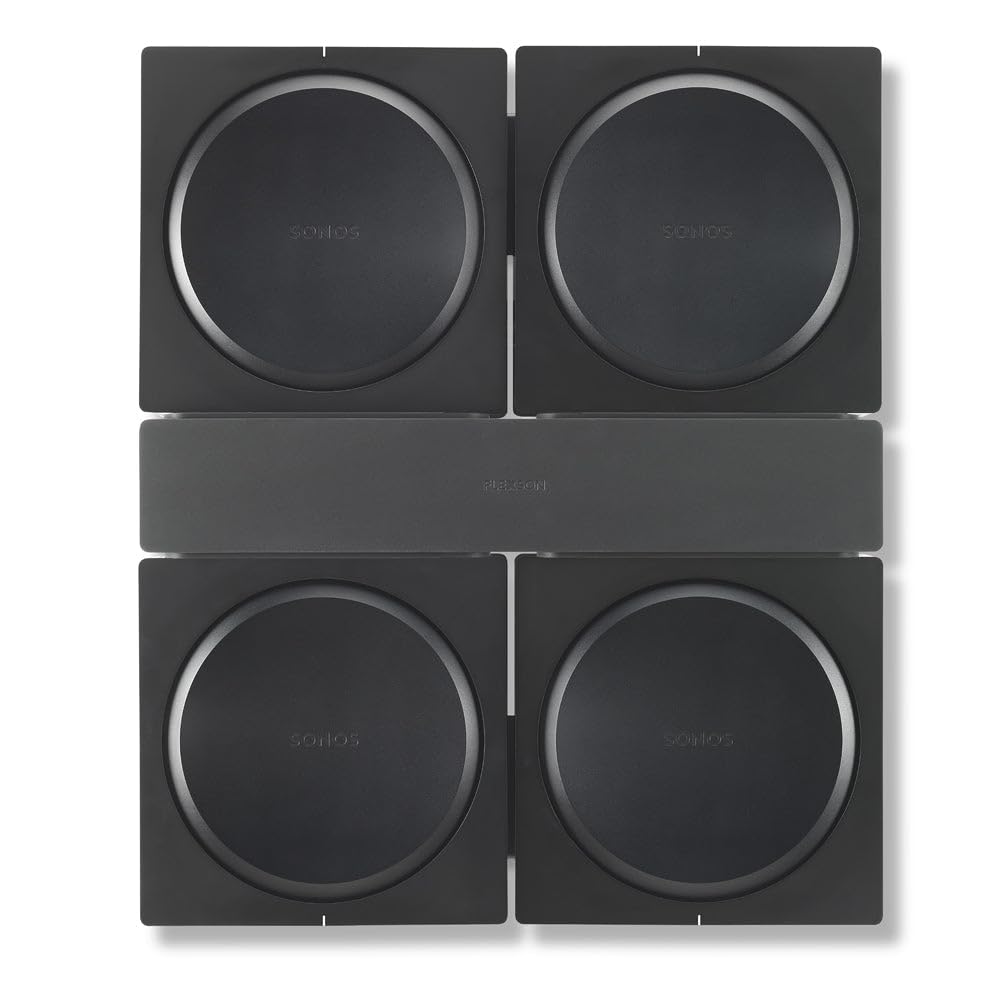 Flexson Wandhalterung für 4 Sonos Amp Wandhalterung für 4 x Sonos Amp, Wandhalterung für 4 x Sonos A