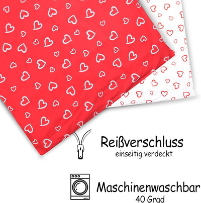 PinkZebra Baby- & Kinderbettwäsche: Decke 100 x 135 cm + Kissen 40 x 60 cm, für Mädchen & Jungs aus