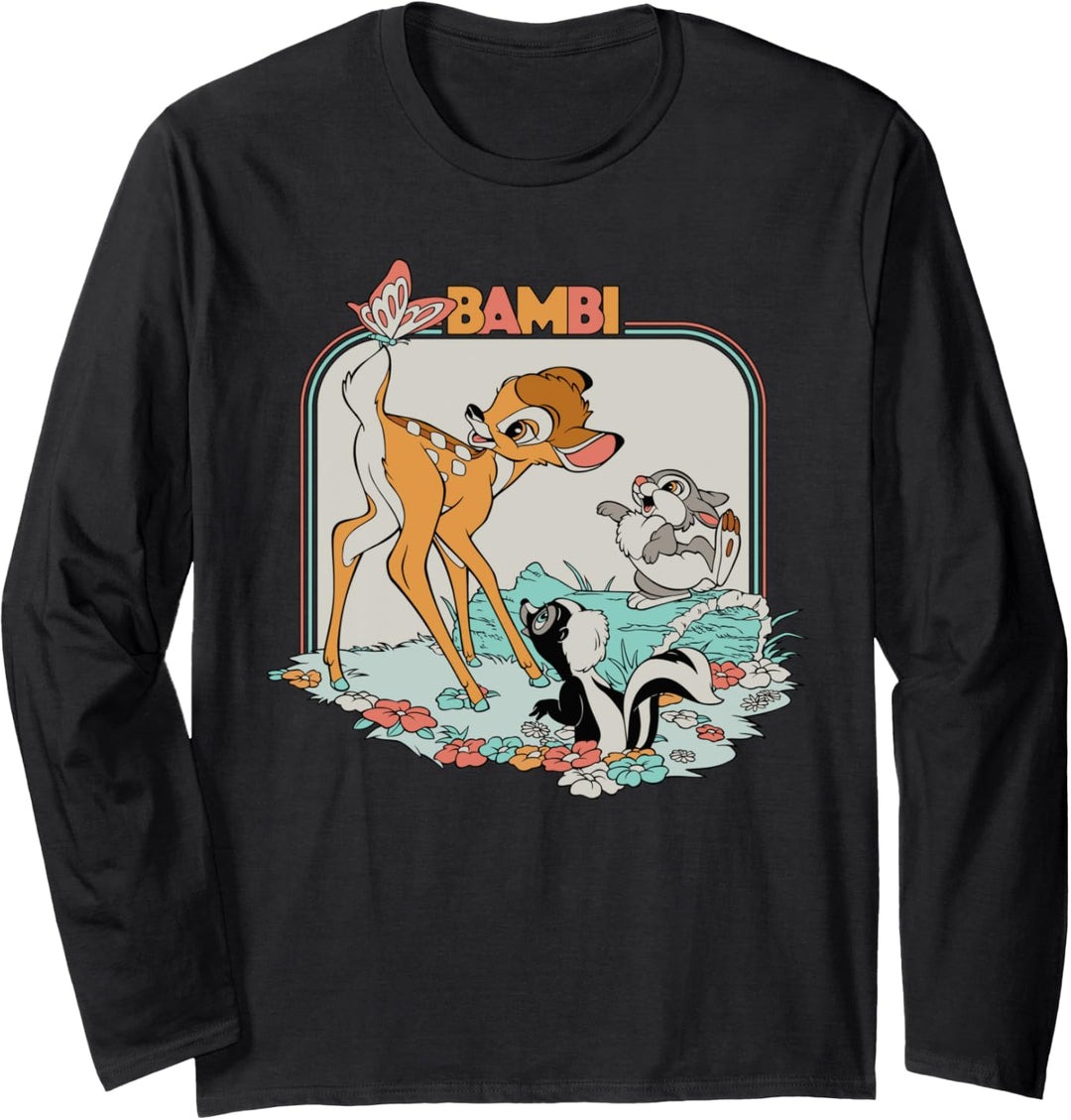 Disney Bambi Movie Retro Langarmshirt