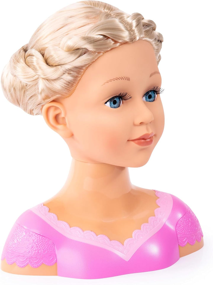 Bayer Design B2890088 90088AA Charlene Super Model Styling Head, Schminkkopf, Frisierkopf inklusiv K
