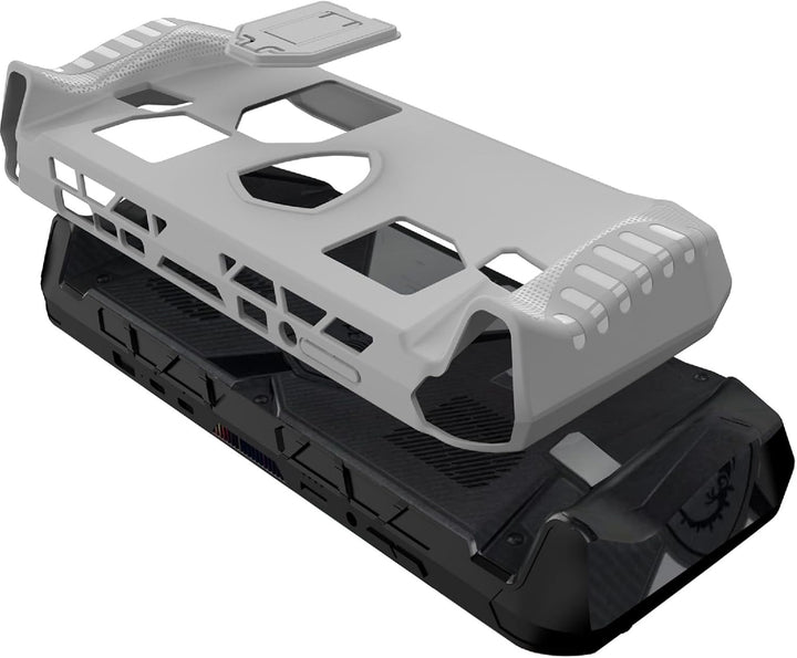 GIOPUEY Hülle Kompatibel mit MSI Claw A8 (Z2 Extreme) - mit Ständer - weicher TPU Rahmen - rutschfes