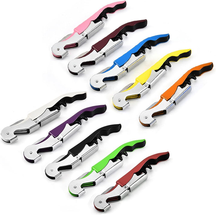 Weinflaschenöffner, Professionelle Kellner Korkenzieher Weinöffner Set, Edelstahl Scharniere Weinsch