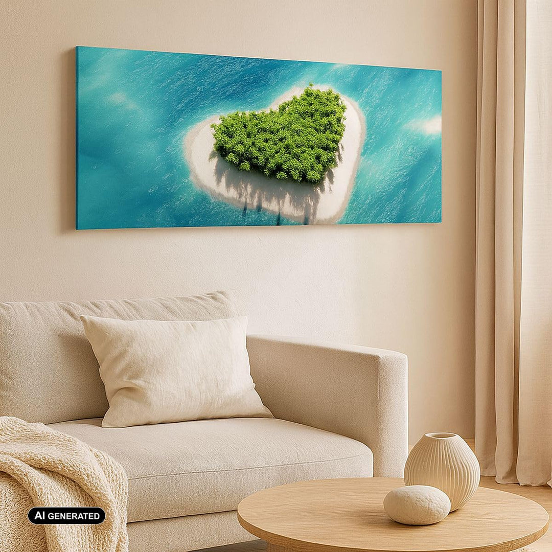 Wandbilder Dekoration Wohnzimmer Sail Insel Meer Aussicht Natur Panorama Bilder auf Leinwand 120x50c