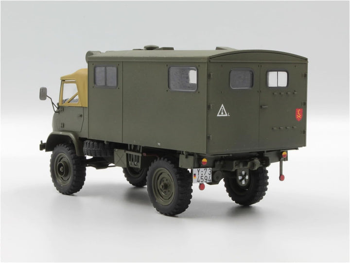 ICM ICM35136 1:35-Unimog S 404 w/Box Body, Bundeswehr LKW Massstab Modellbausatz