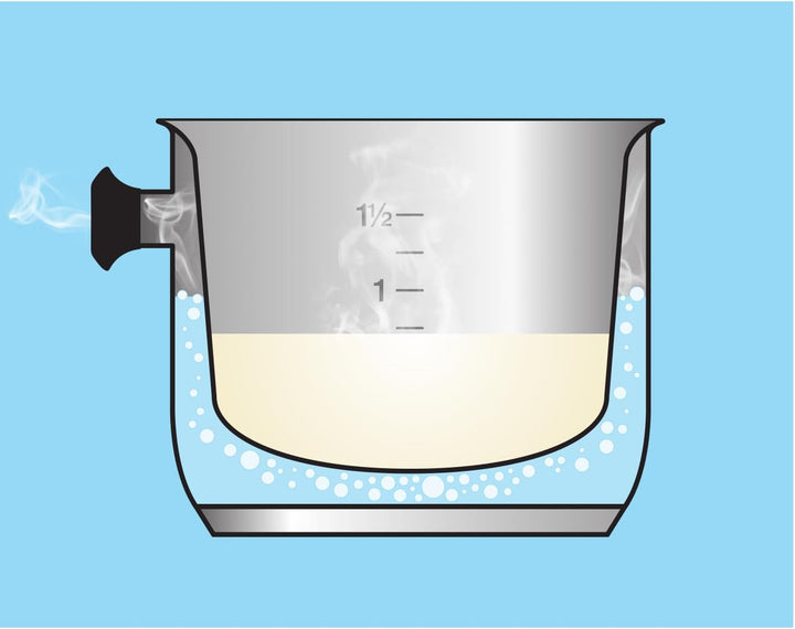 Tescoma doppelwandiger Simmertopf mit Deckel und Überdruckventil, induktionsgeeignet, Ø 16 cm, 2l