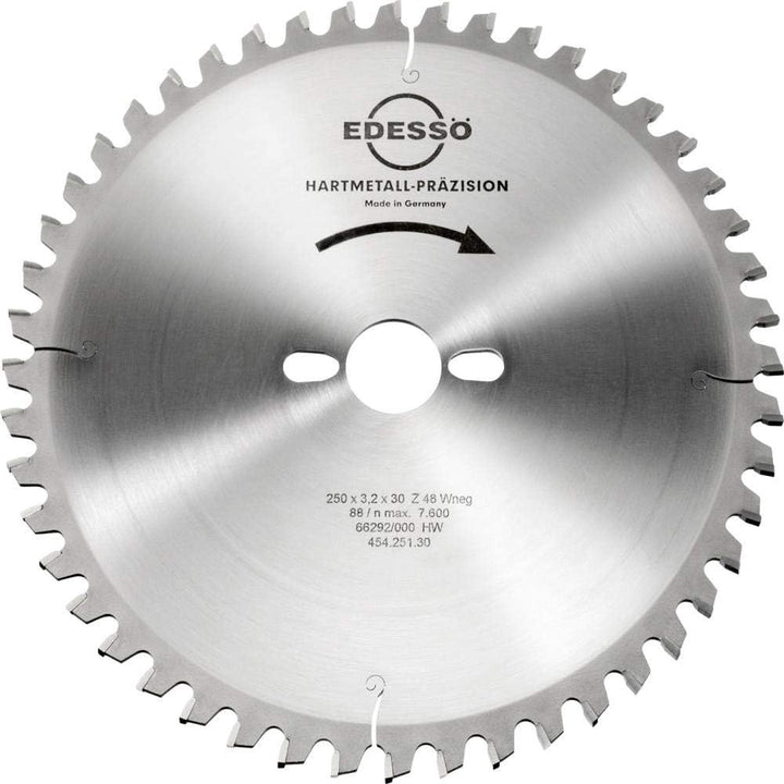 Edessö 45425130 Kreissägeblatt 250x3,2x30mm Z48 WZ-negativ aus HW