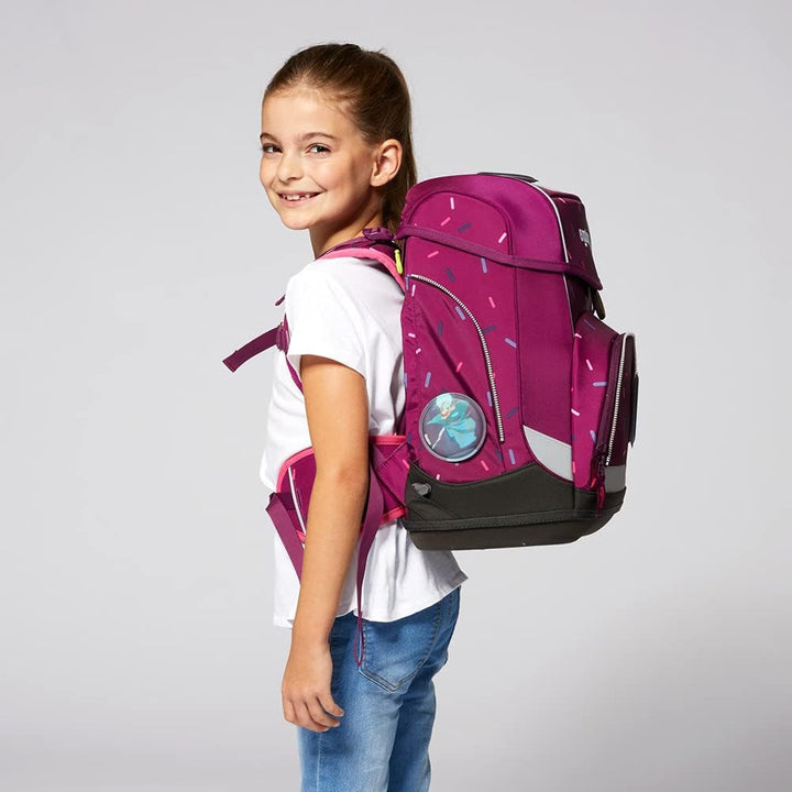 ergobag cubo Set ergonomischer Schulrucksack, Set 5-teilig Einheitsgrösse Der Nussknackbär -