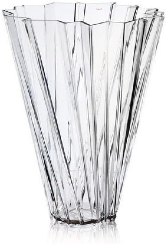 Kartell 1229B4 Vase Shanghai, glasklar Cristallo, Cristallo