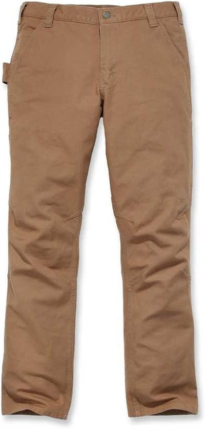 Carhartt Herren Straight Fit Stretch Duck Dungaree Arbeitshose 30W / 32L Carhartt Braun, 30W / 32L C