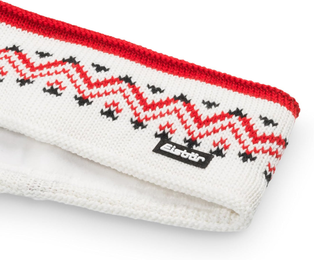 Eisbär Stirnband Herren Vincent Nordic - Merino Headband für Männer - Norweger Haarband mit Fleece s