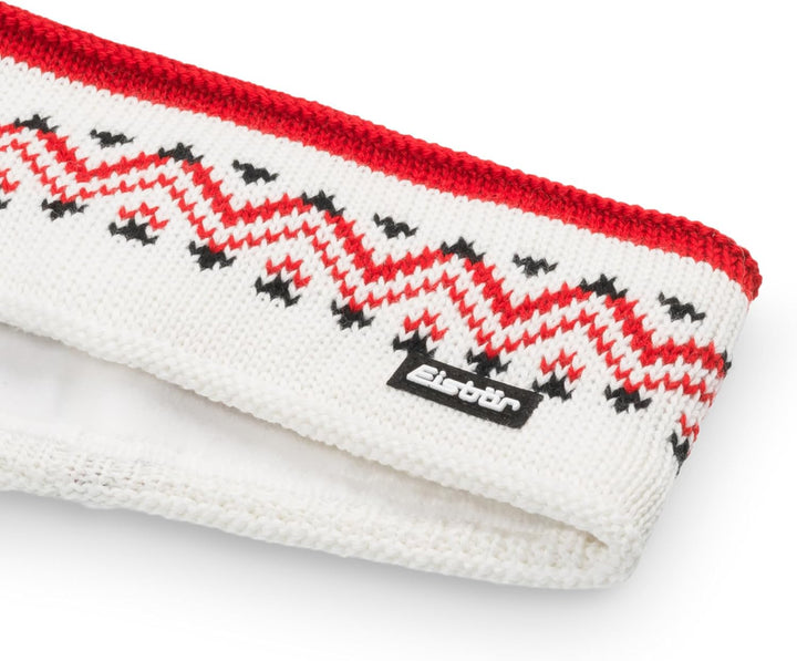 Eisbär Stirnband Herren Vincent Nordic - Merino Headband für Männer - Norweger Haarband mit Fleece s