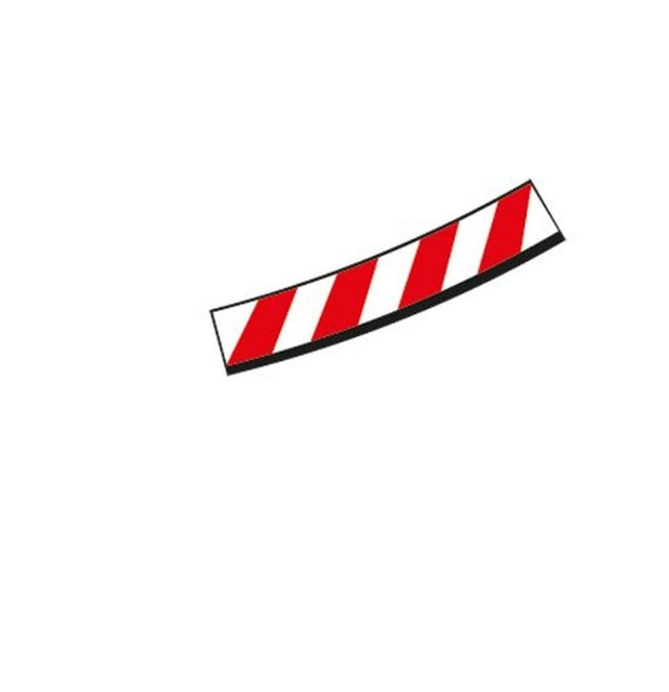 Carrera Evo/Excl. Innenrandstreifen Steilkurve 4/15° rot/Weiss
