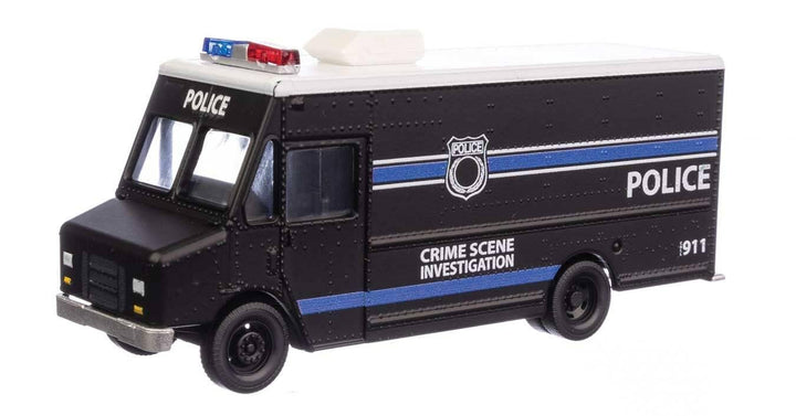 Spur H0 - Morgan Olson Route Star Van Police - Crime Scene Investigation