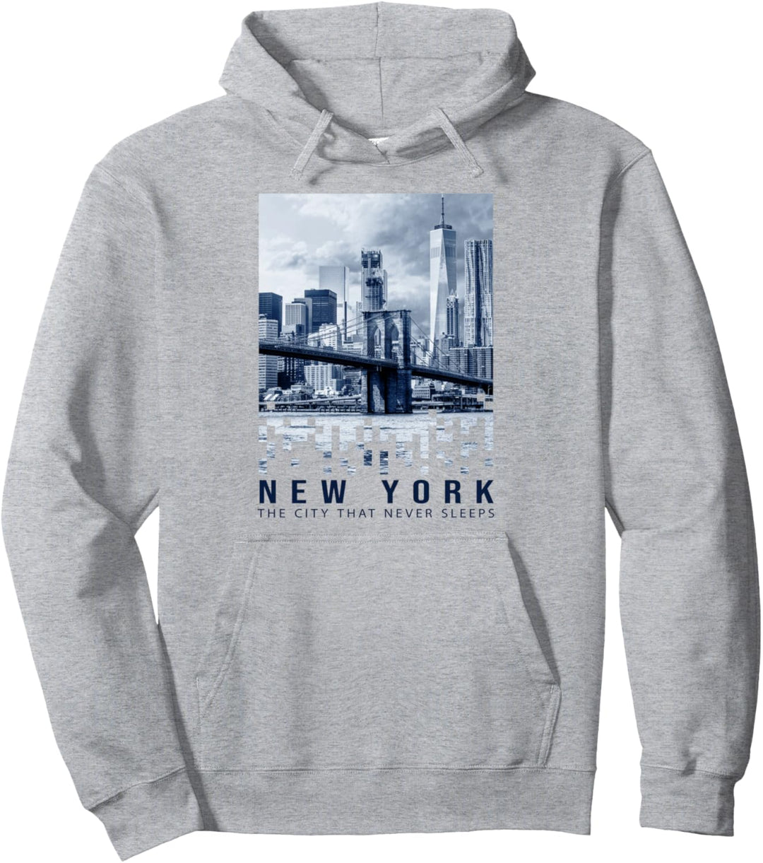 New York City Skyline USA Souvenir Pullover Hoodie