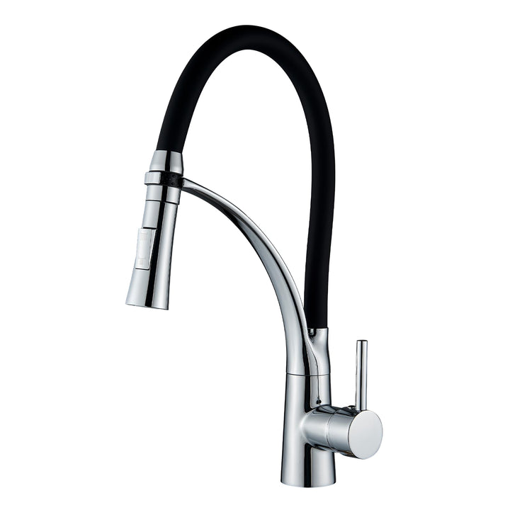 Hoher Bogen Küchenarmatur mit 2 Wasserstrahlarten Brause ausziehbar,Einhebelmischer Hochdruck Armatu