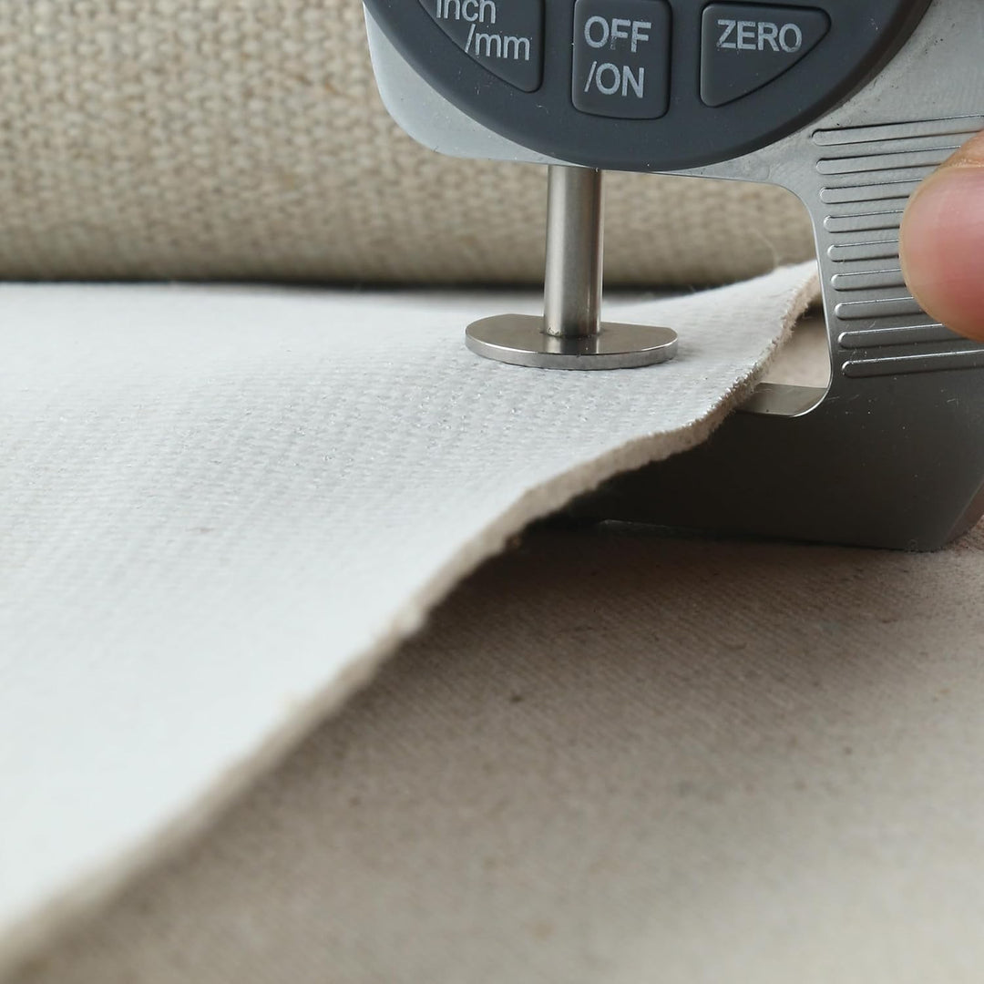 TOUROCMONT Leinwand auf Rolle Leinen -587 g/m² Leinen Maltuch Breite 80 cm Leinwandrolle 3 M 80 cm x