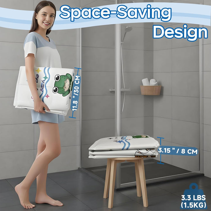 WAVYEASE Neue Design Tragbare Badewanne für Kleinkinder - Faltbare Sitzbadewanne für Kinder, Sekunde