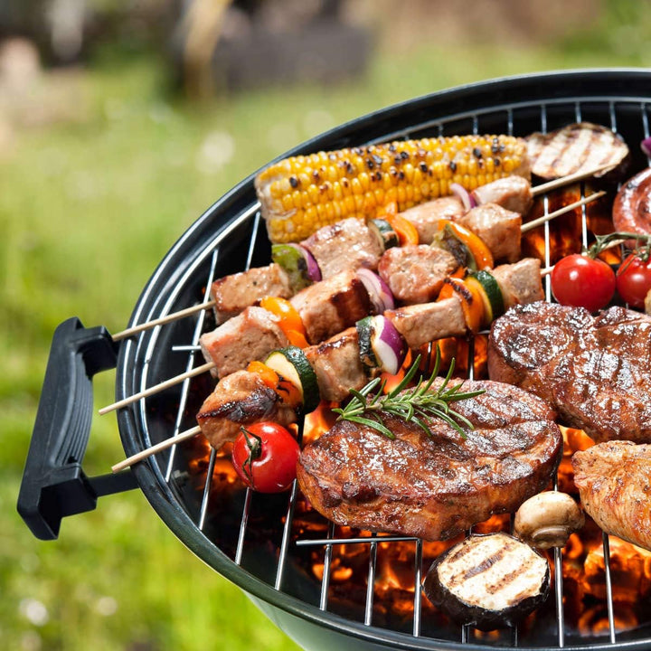 FLAMMBURO BBQ-System Grillrost rund Ø 47/44 cm - auch in 57/54,5 cm erhältlich, aus verchromtem Stah